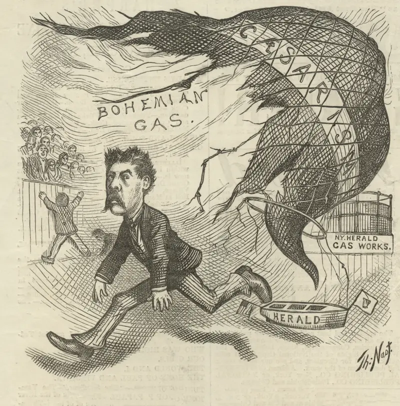 Ein weiterer aufgeblasener Machtausbruch von Thomas Nast
