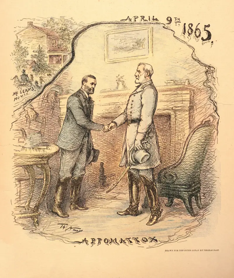Appomattox, April 9th, 1865 av Thomas Nast