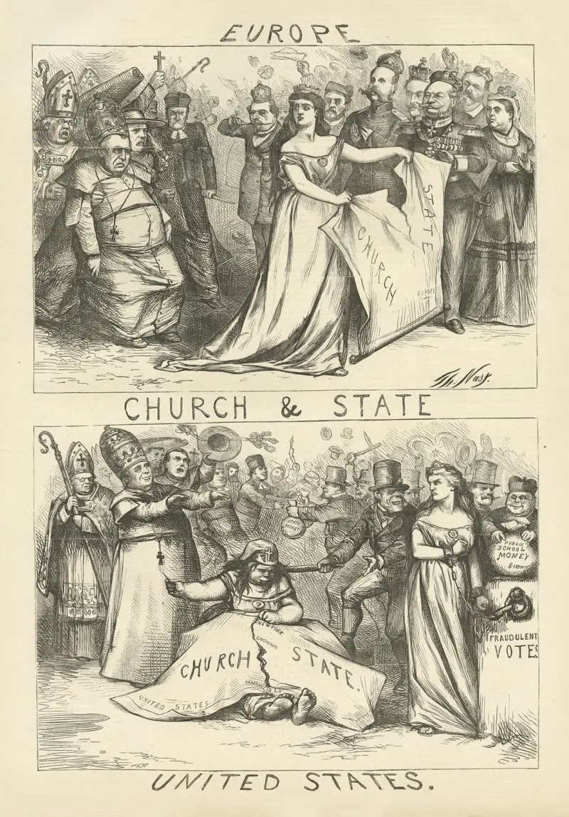 Church & state av Thomas Nast