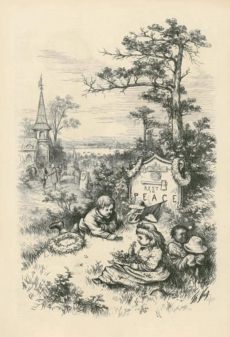 Decoration-Day, May 30, 1871 av Thomas Nast