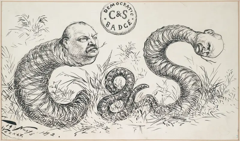 Demokratisk emblem av Thomas Nast