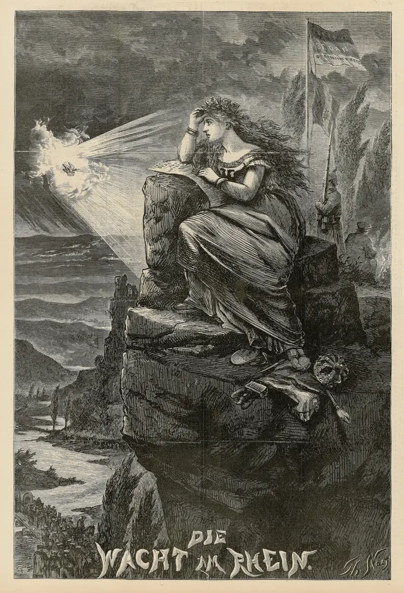 Die wacht am Rhein av Thomas Nast