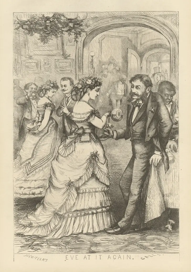 Eve is at it again av Thomas Nast
