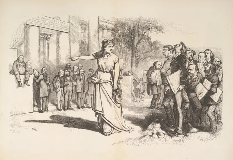 Every public question with an eye only to the public good av Thomas Nast