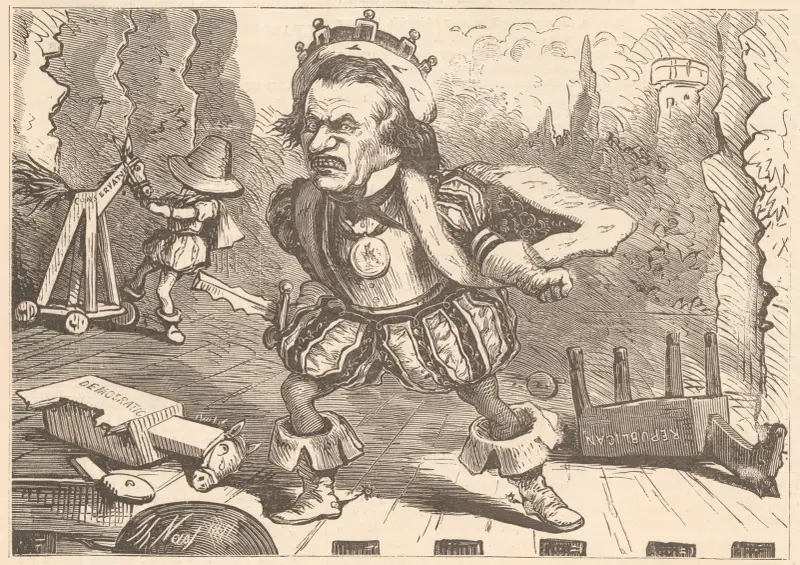 Give me another horse — and bind up my wounds av Thomas Nast