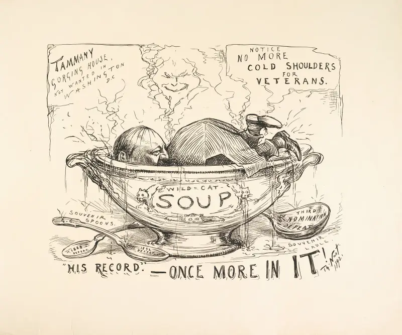 His record. Once more in it!. av Thomas Nast