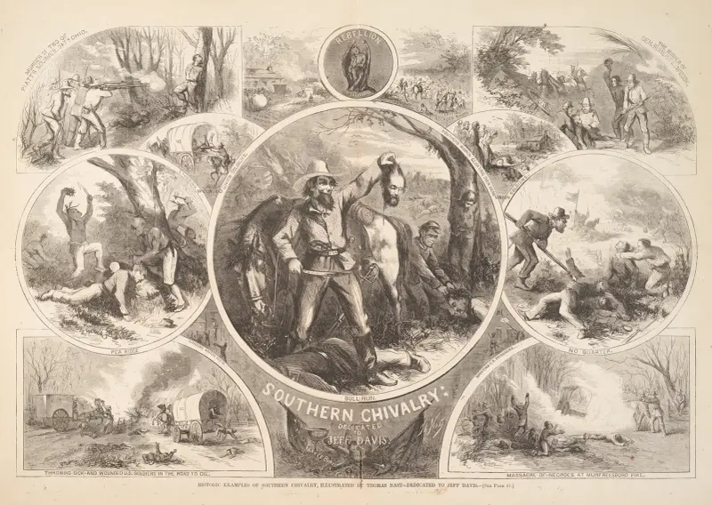 Historic examples of Southern chivalry av Thomas Nast