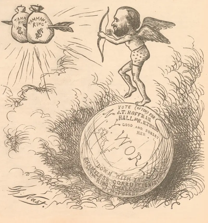 It’s love that makes the world turn round av Thomas Nast