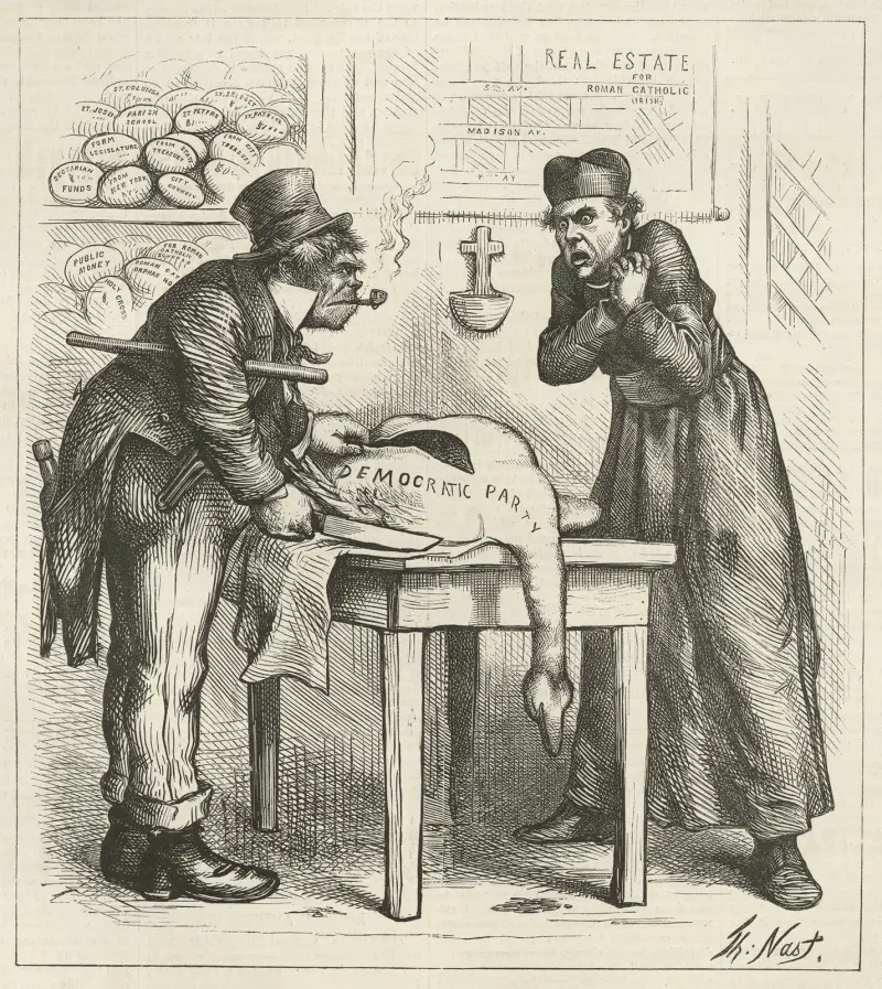 Att döda gåsen som värper guldägg av Thomas Nast