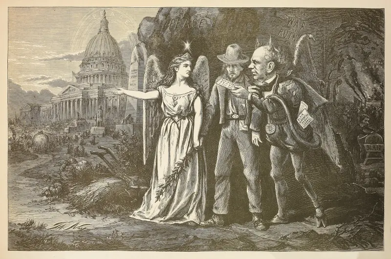 Lead us not into temptation av Thomas Nast