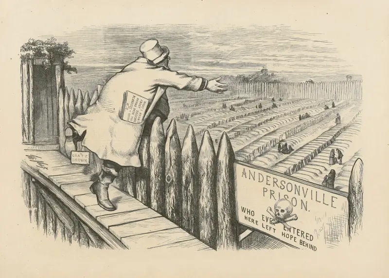 Låt oss räcka varandra handen över den blodiga avgrunden av Thomas Nast