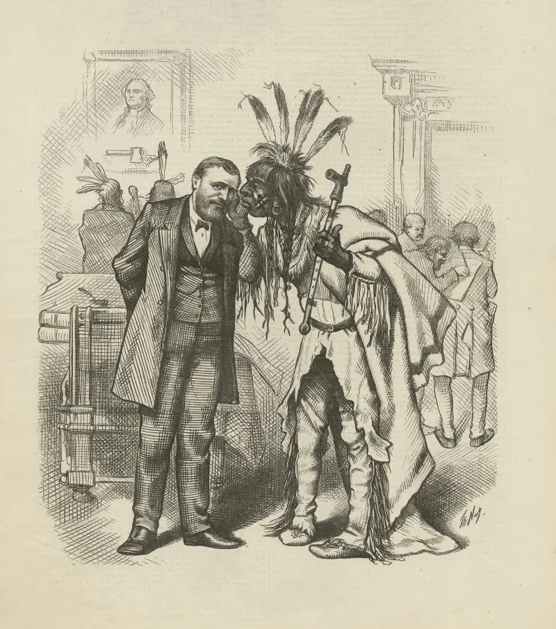 ‘News’ in Washington av Thomas Nast