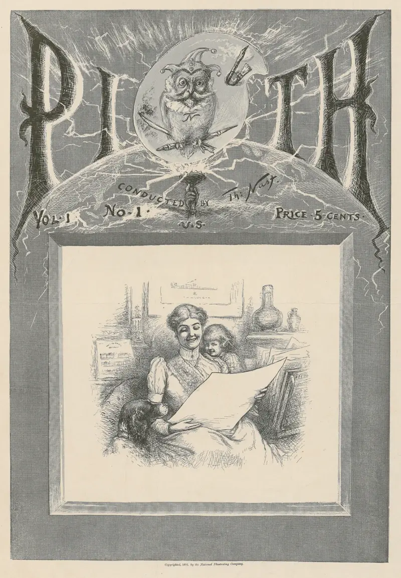 Pith, vol. 1, no. 1 [cover illustration] av Thomas Nast