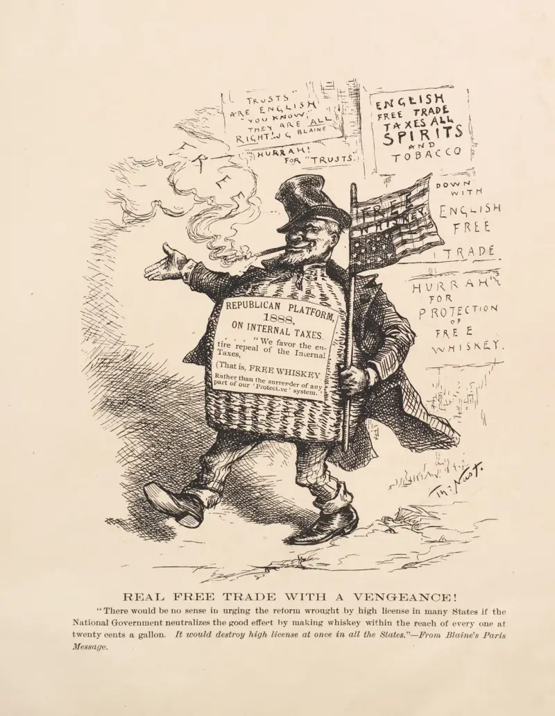 Real free trade with a vengeance!. av Thomas Nast