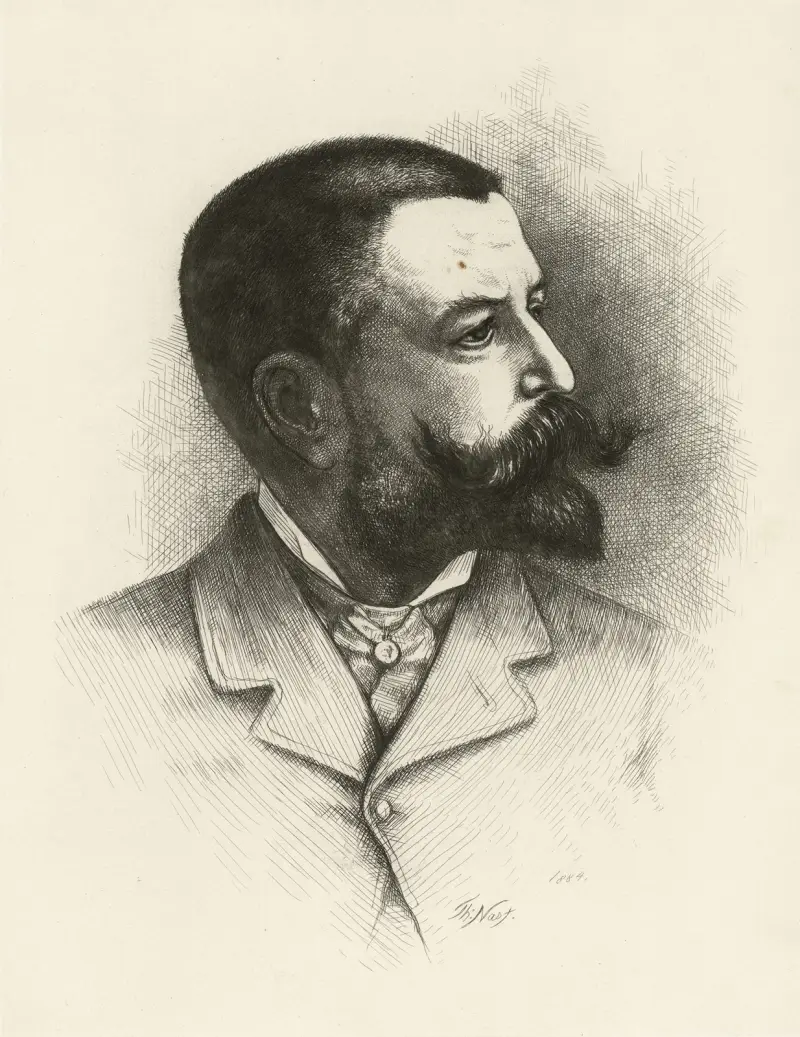 Självporträtt av Thomas Nast