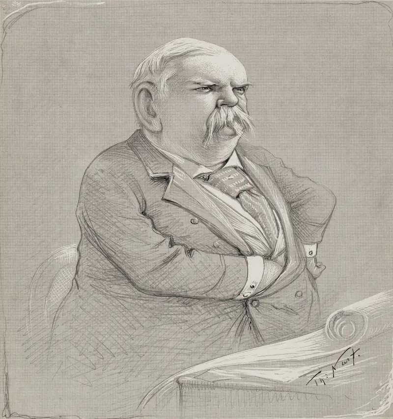 Senator Vest of Missouri av Thomas Nast