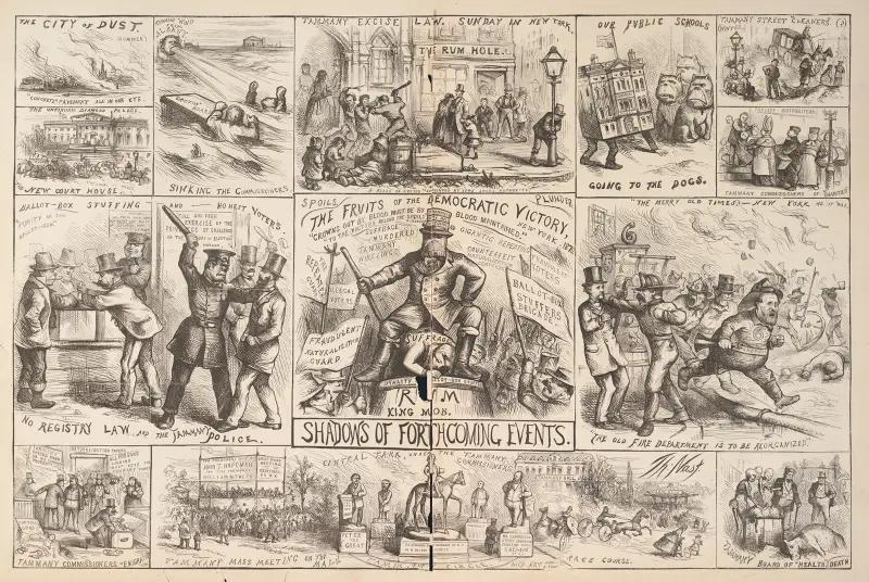 Shadows of forthcoming events av Thomas Nast