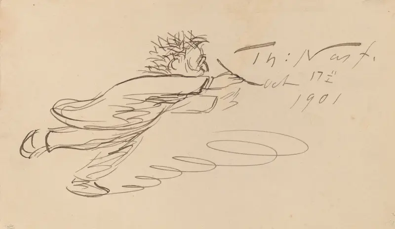 Signature ‘TH. Nast Oct. 17_1901’ av Thomas Nast