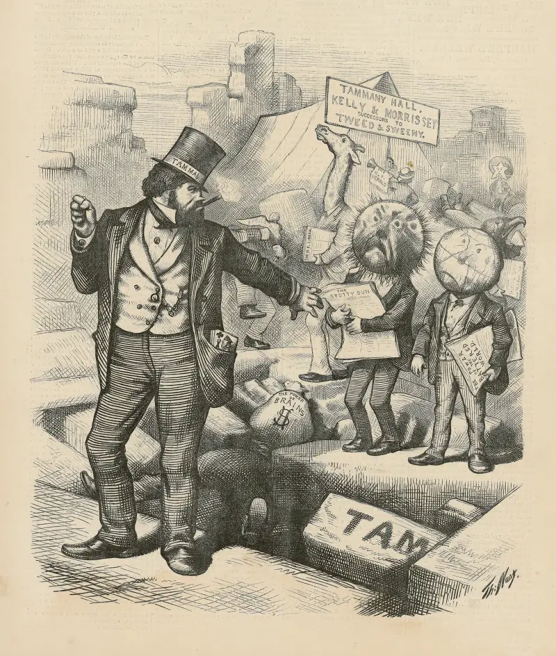 Tammany Hall will whip creation this fall av Thomas Nast