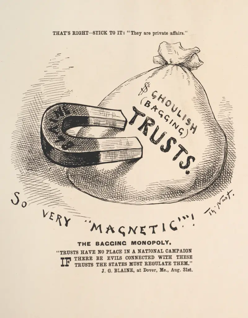 Das Monopol des Einpackens von Thomas Nast