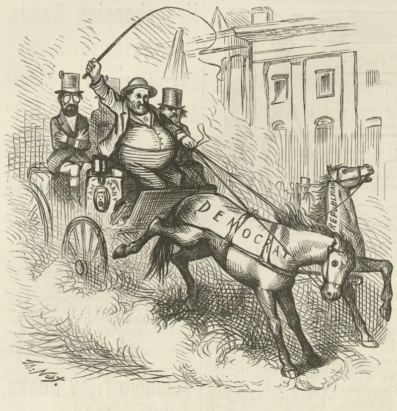 The boss still has the reins av Thomas Nast