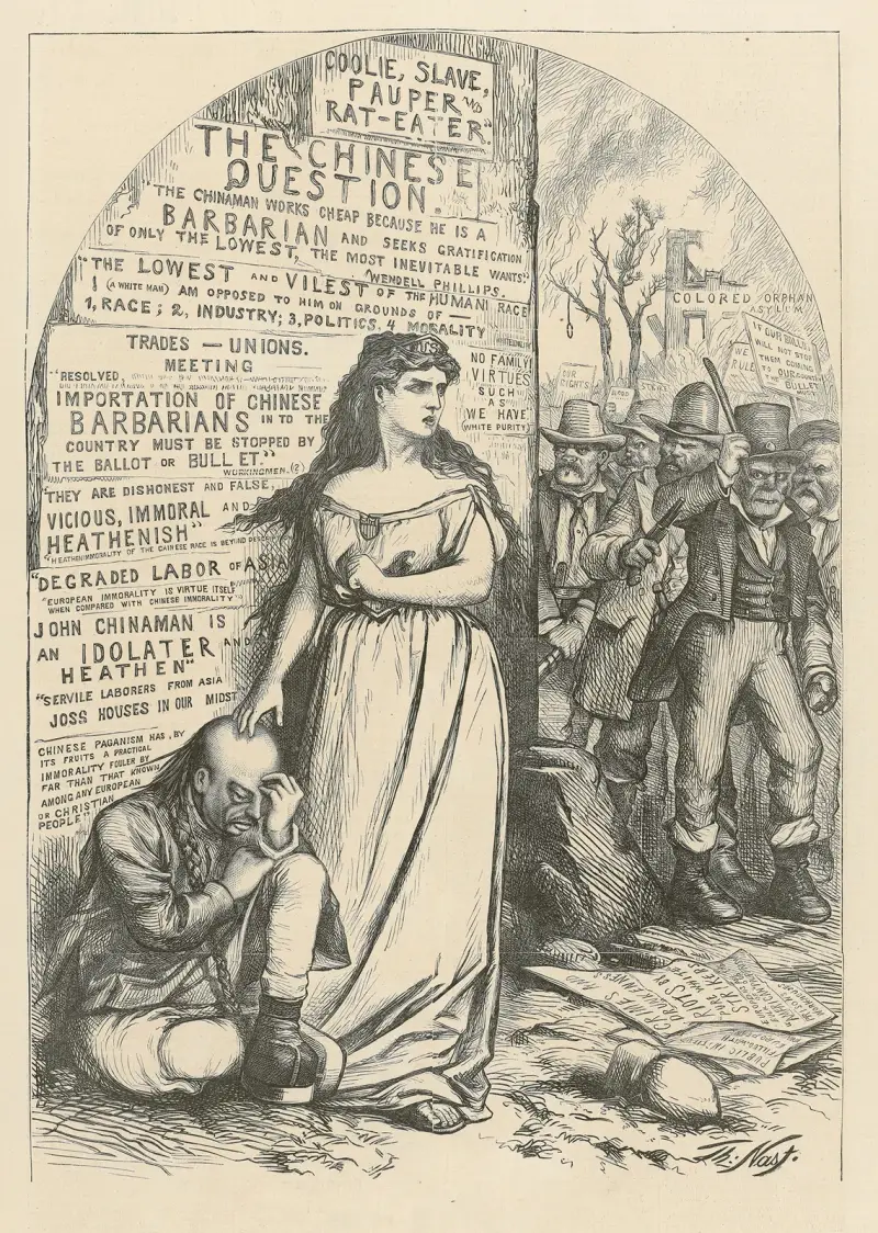 Den kinesiska frågan av Thomas Nast