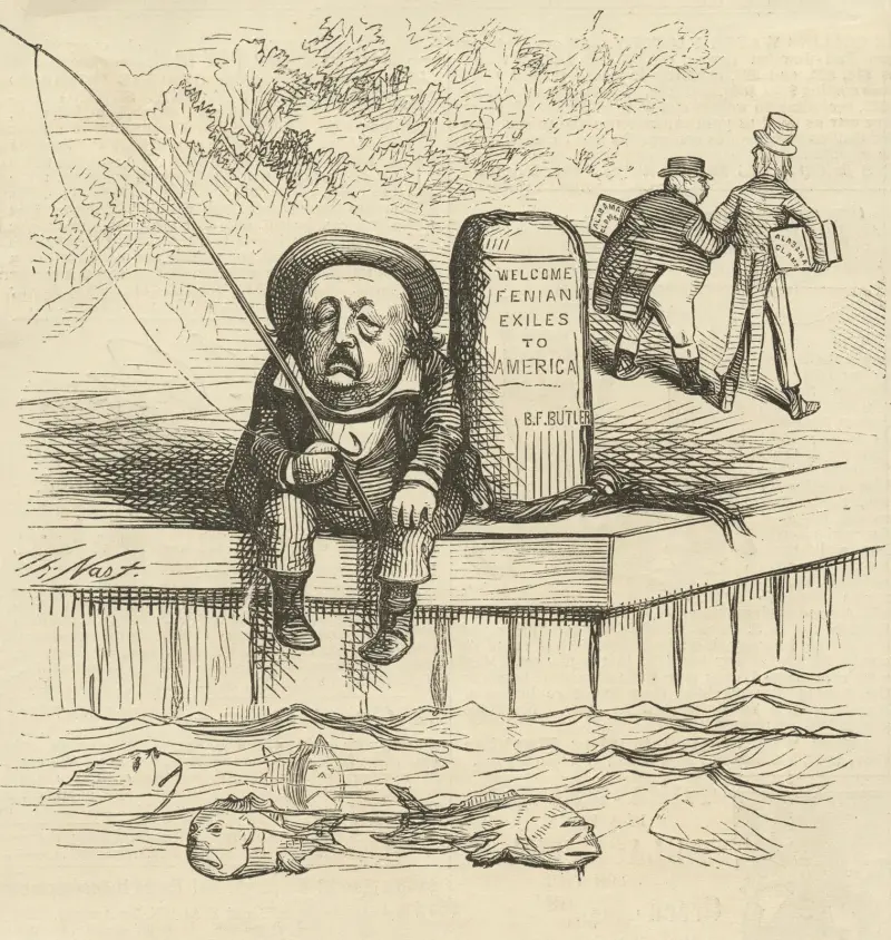 Fiskefrågan av Thomas Nast
