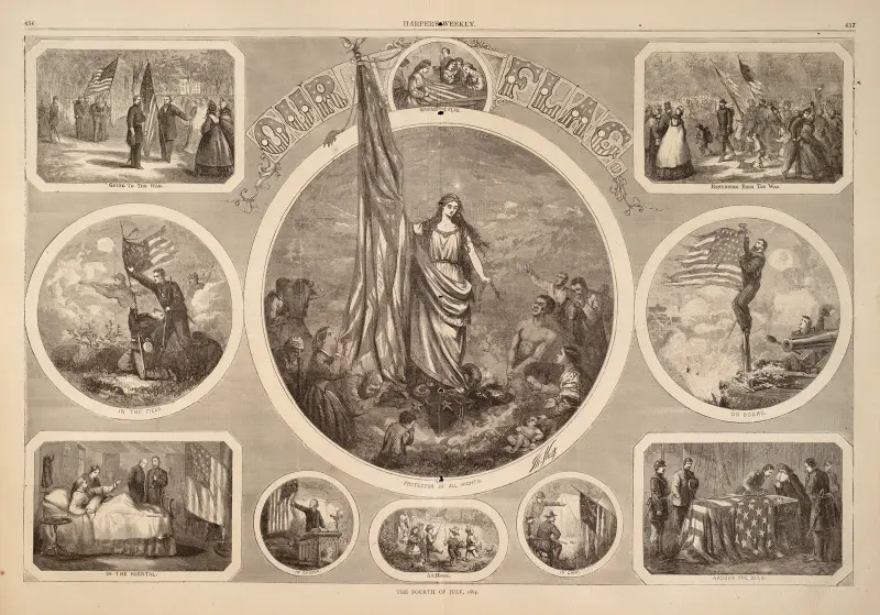Czwarty lipca 1864, Thomas Nast