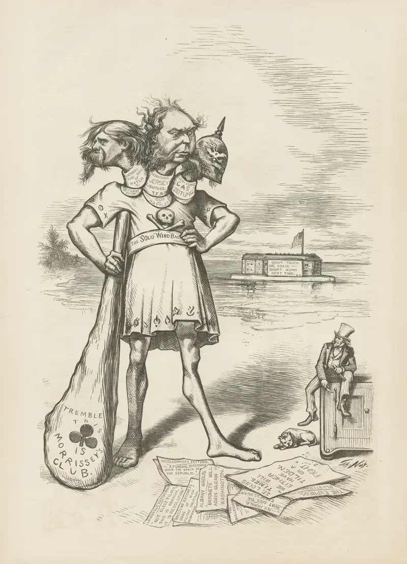 Uncle Sams likgiltighet av Thomas Nast