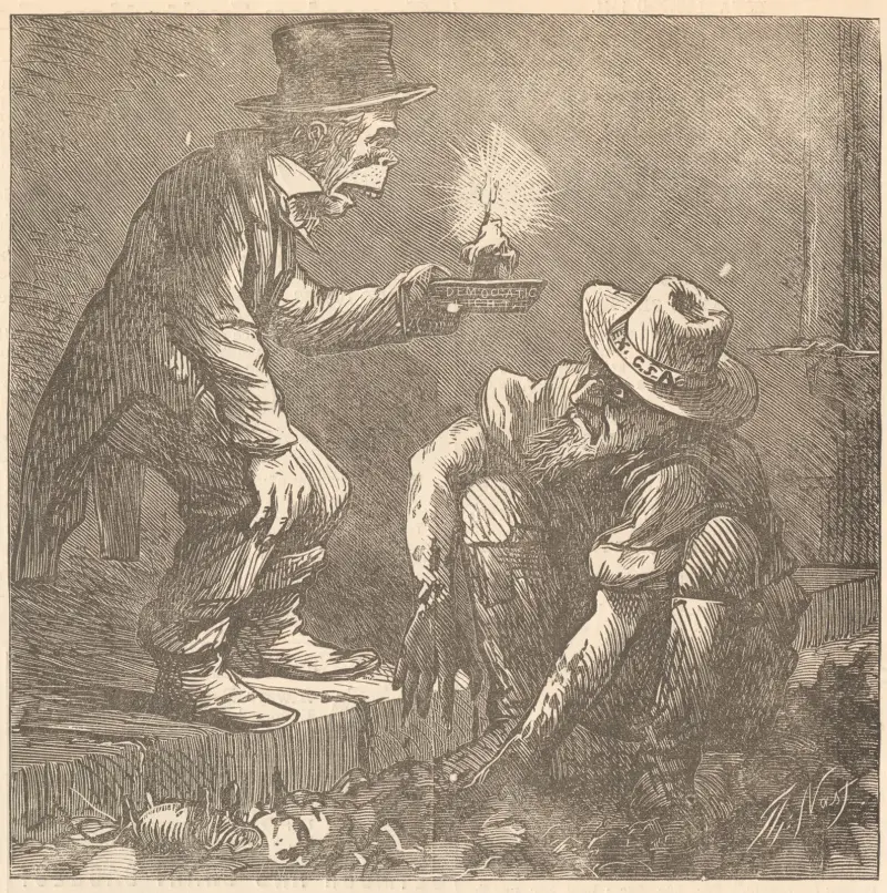 The lost cause av Thomas Nast