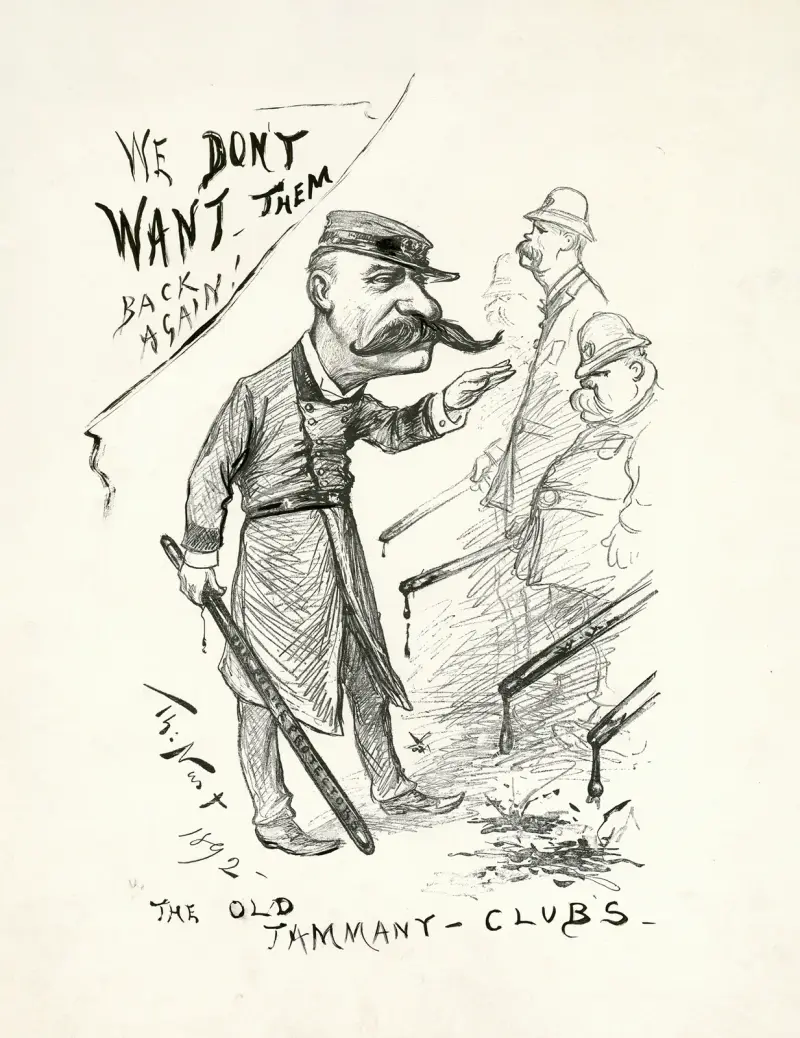 The old Tammany-Clubs av Thomas Nast