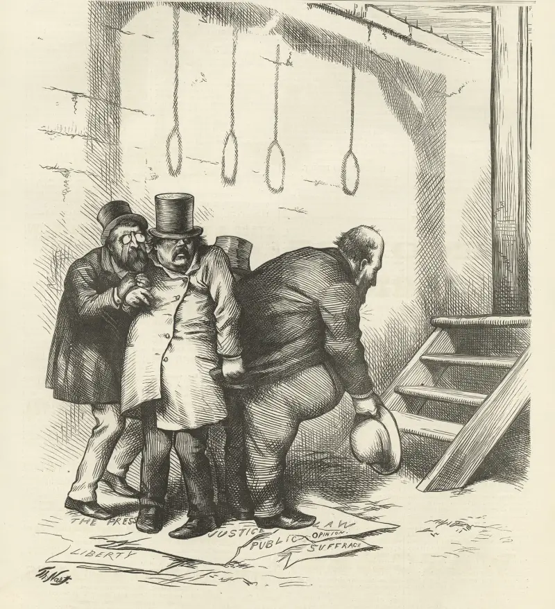 The only thing they respect or fear av Thomas Nast