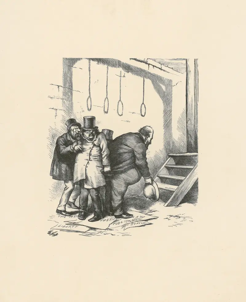 The only thing they respect or fear av Thomas Nast