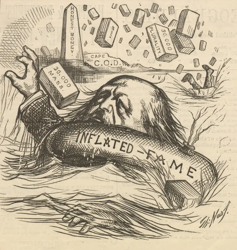 Regnet av tegelstenar av Thomas Nast