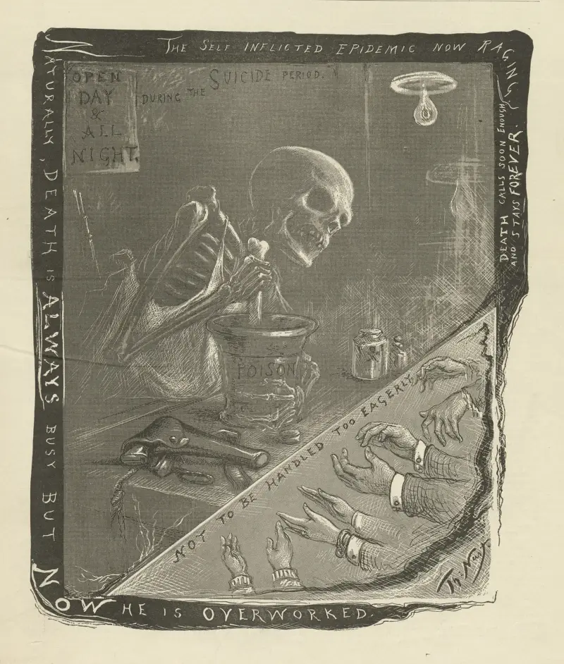 Den självförvållade epidemin härjar nu av Thomas Nast
