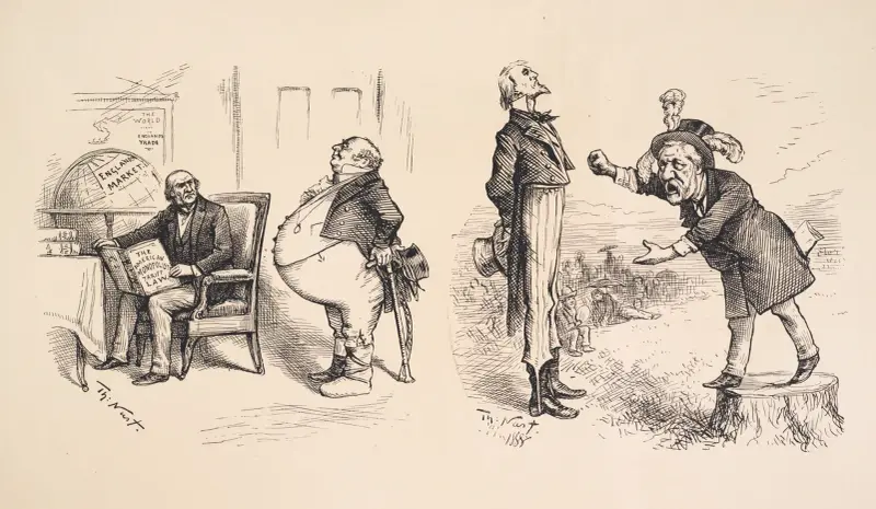 The two Gladstones av Thomas Nast