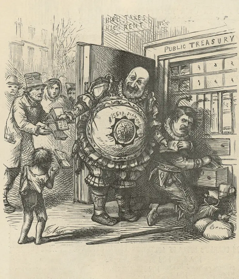 Tweedledee and Sweedledum av Thomas Nast