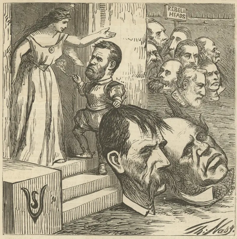 Ulysses the giant-killer av Thomas Nast