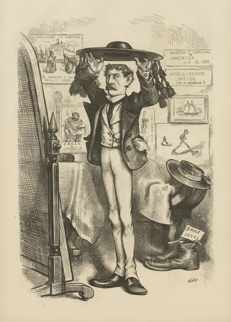 Who ought to have the cardinal’s hat in America av Thomas Nast