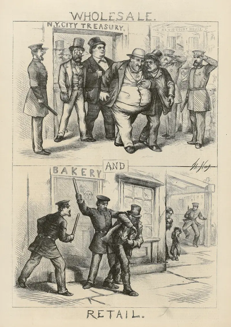 Partihandel och detaljhandel av Thomas Nast