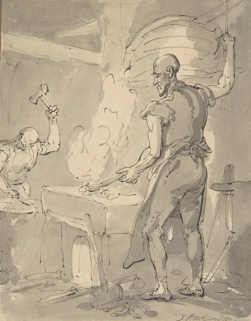 En smed av Thomas Rowlandson