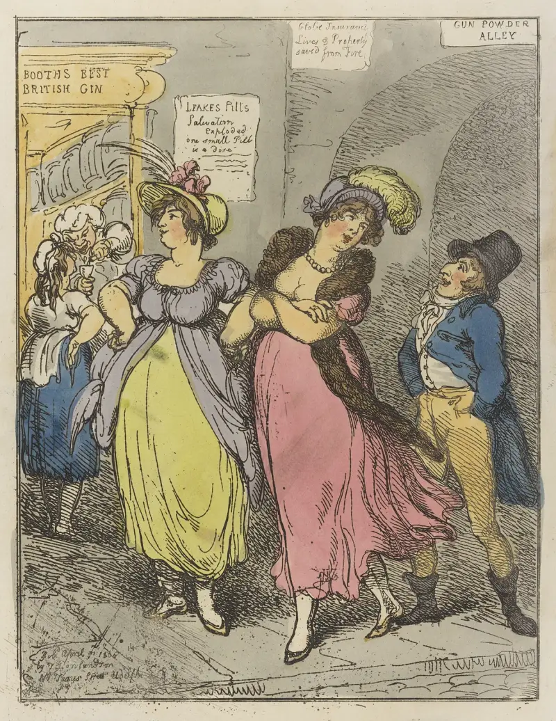 Ett par citronfjärilar av Thomas Rowlandson
