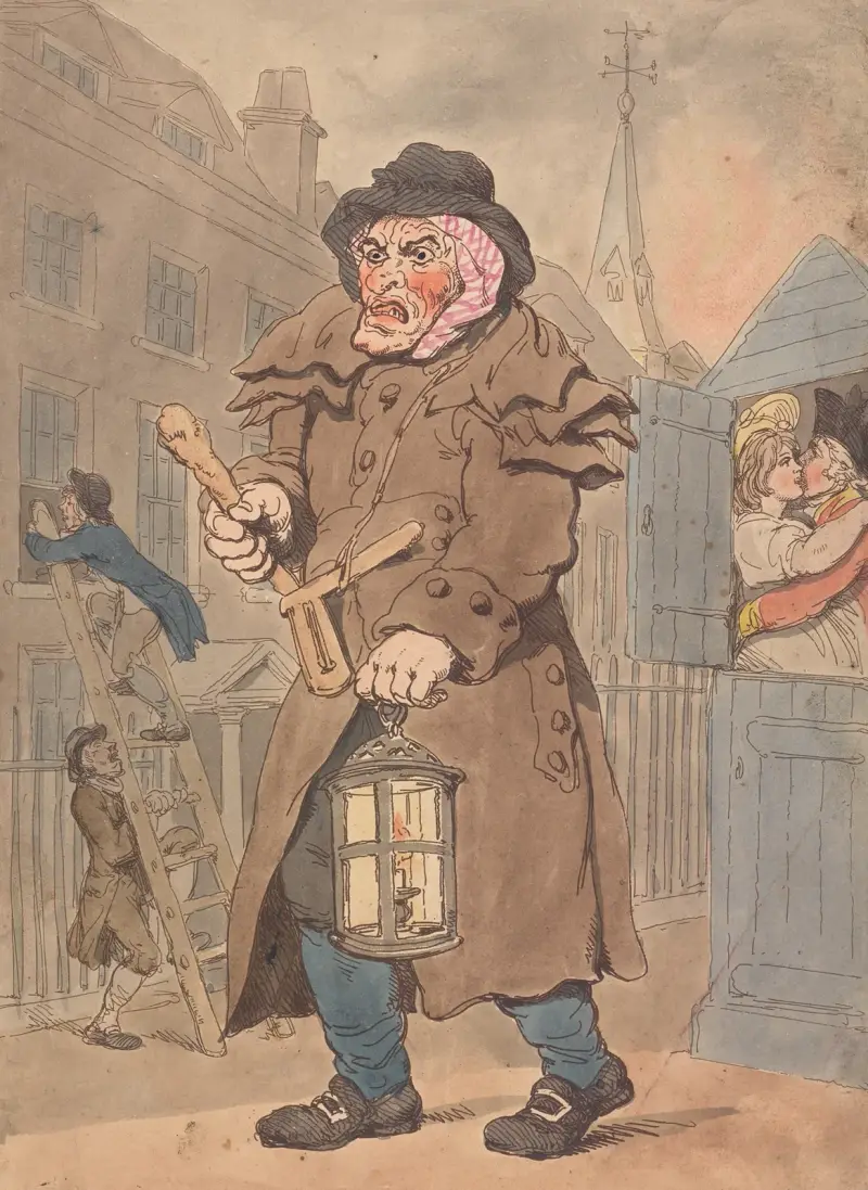 A brace of public guardians av Thomas Rowlandson
