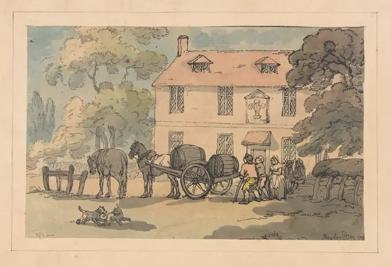 En bryggares droska av Thomas Rowlandson