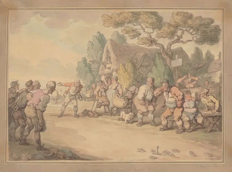 Ett spel med ringar av Thomas Rowlandson