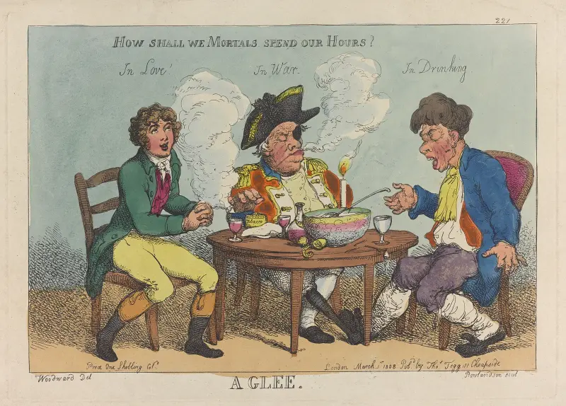 A glee, Thomas Rowlandson