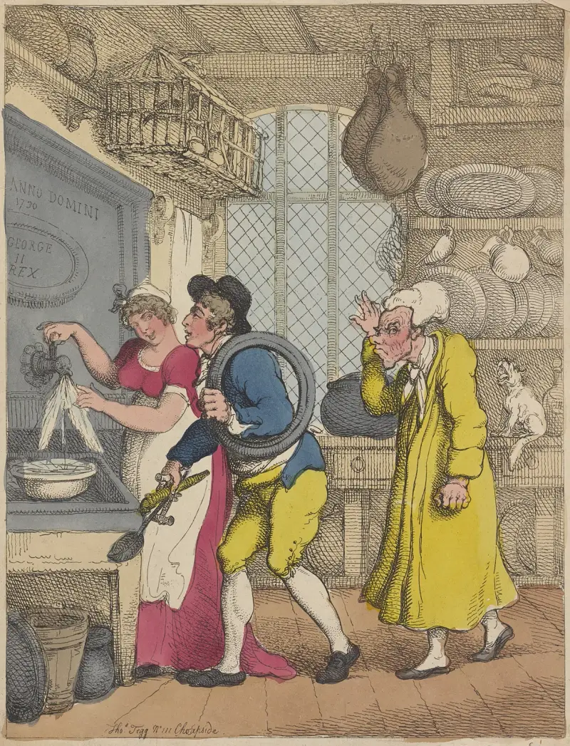 A new cock wanted av Thomas Rowlandson