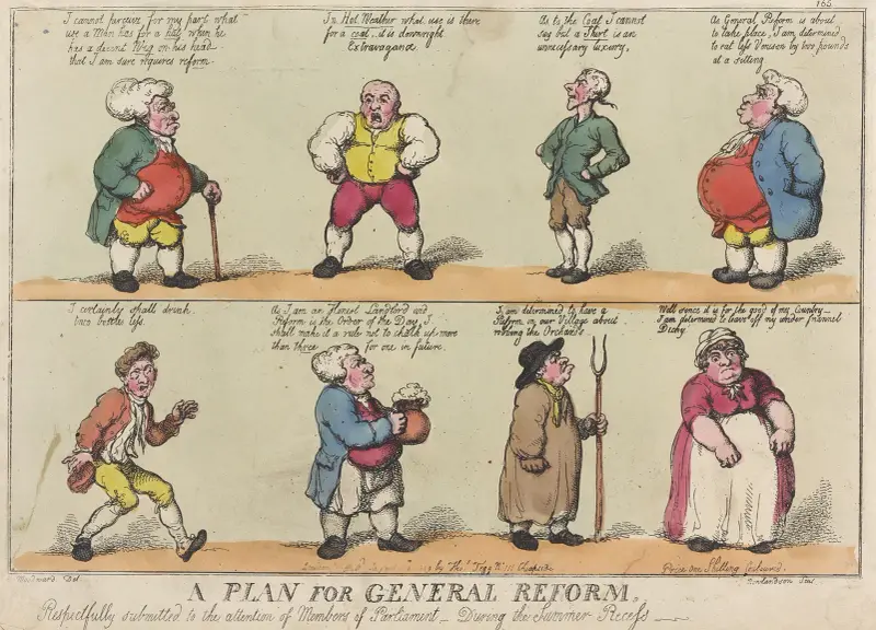 A plan for general reform, respectfully submitted to the attention of members of Parliament – during the Summer Recess av Thomas Rowlandson