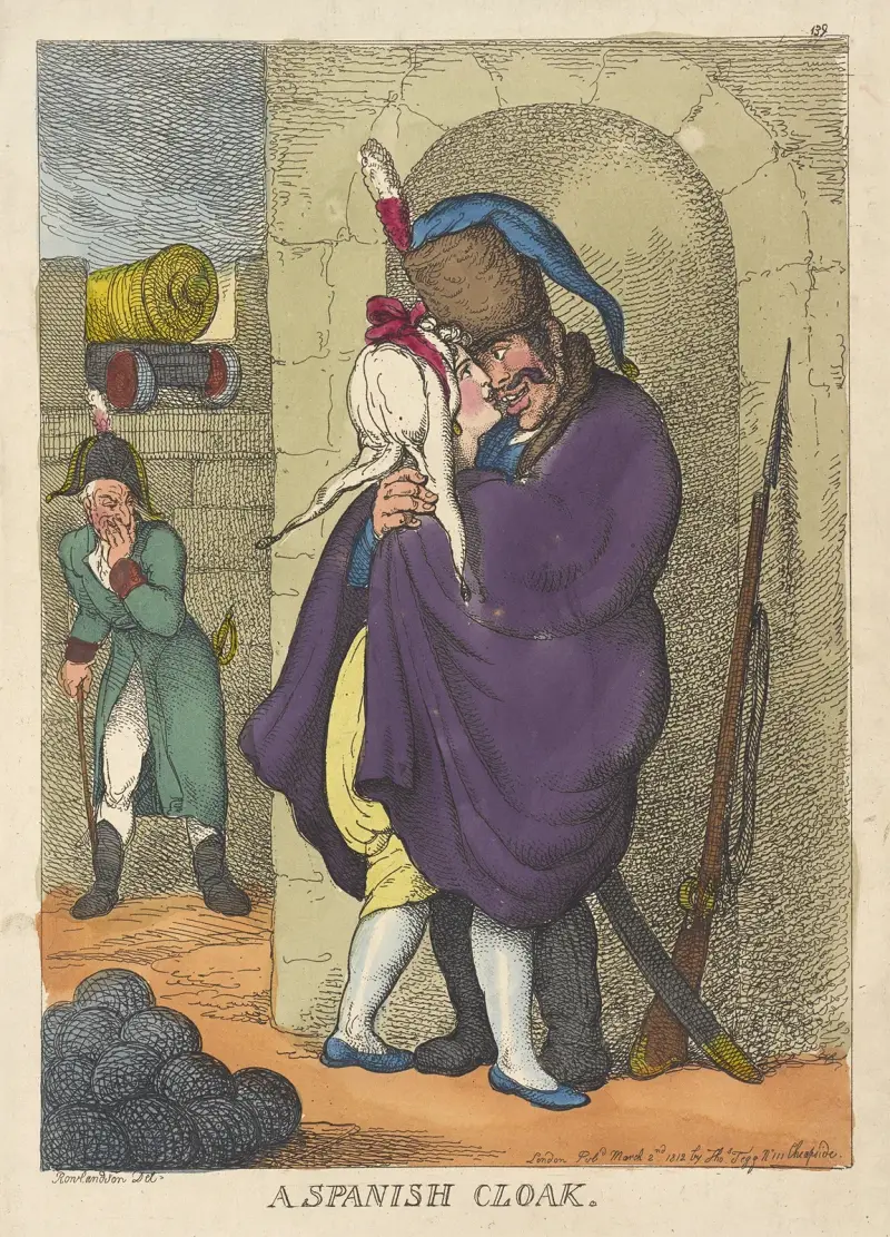 En spansk kappa av Thomas Rowlandson