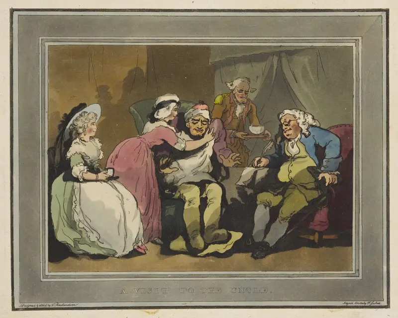 Ett besök hos farbrodern av Thomas Rowlandson